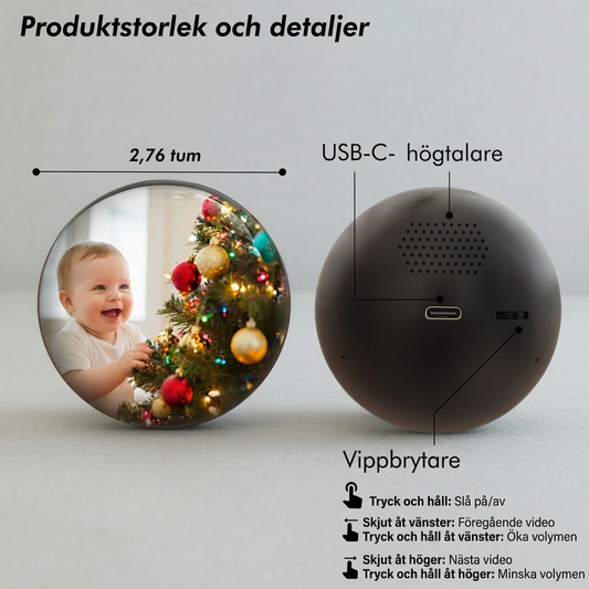 CrystalMemo™ - Ditt minne i ett lysande klot