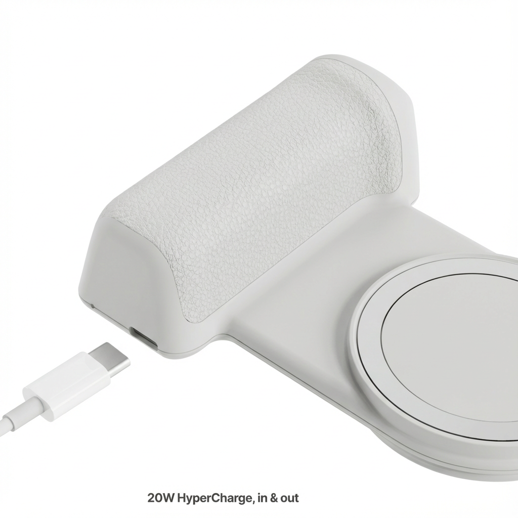 ProGrip Slipp™ är ett magnetiskt kamera-grepp som förvandlar din mobil till en proffskamera