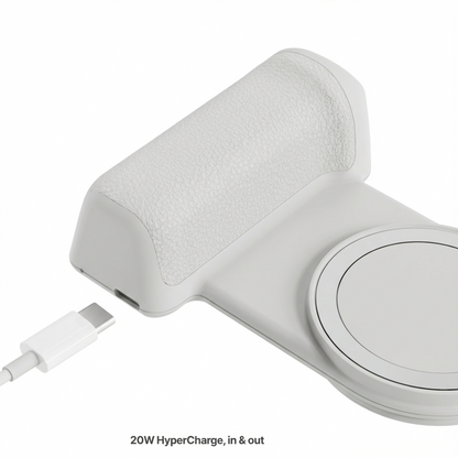 ProGrip Slipp™ är ett magnetiskt kamera-grepp som förvandlar din mobil till en proffskamera