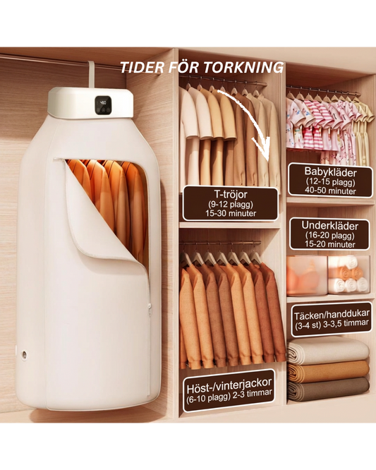 Snabb torkning var du än är - Portabel Vikbar Klädtork