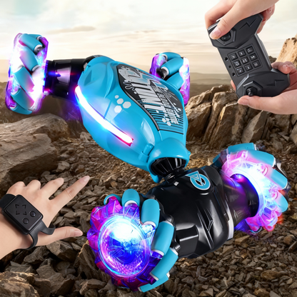 StormRacer DualControl – Stuntbil styrd med handen + fjärrkontroll